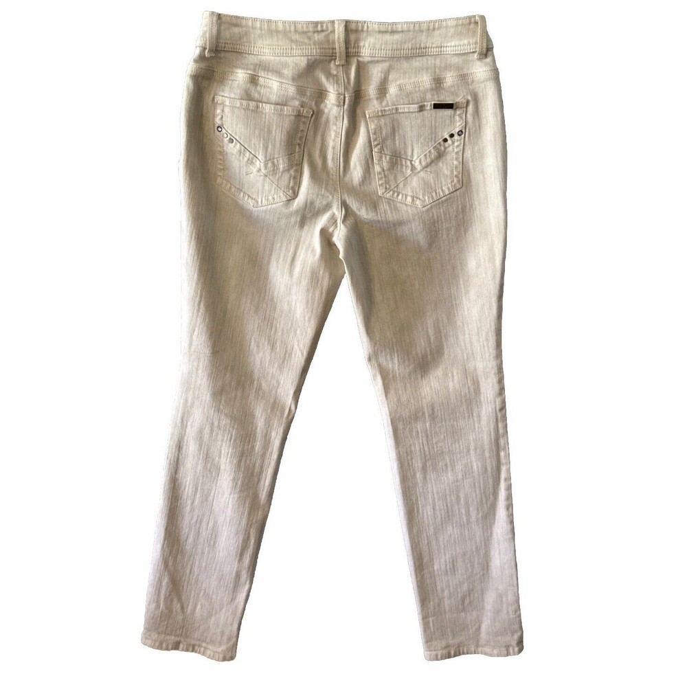 Chico’s Women’s Pants So slimming Strech Cream Casual Pant Size 0.5 - Picture 3 of 16